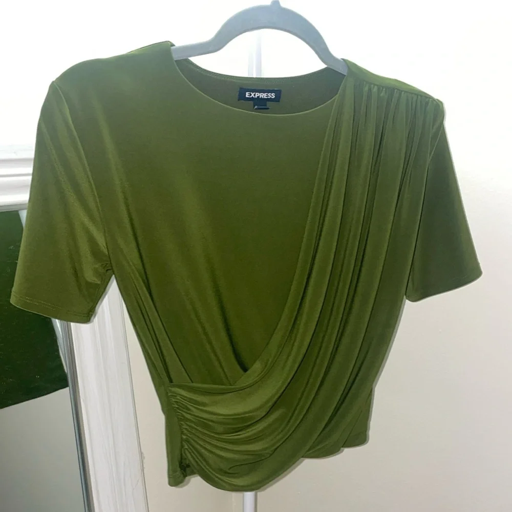Express Draped Top - Picture 1 of 2